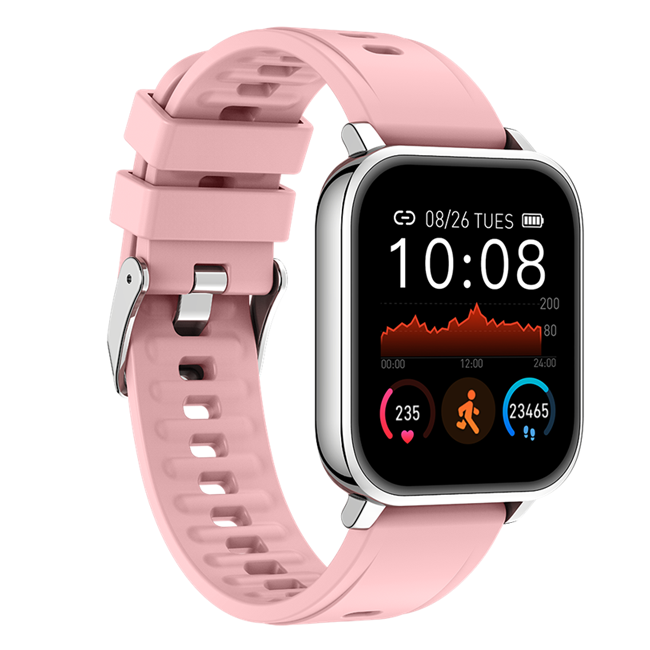 Smartwatch - Pink - Mange funktioner